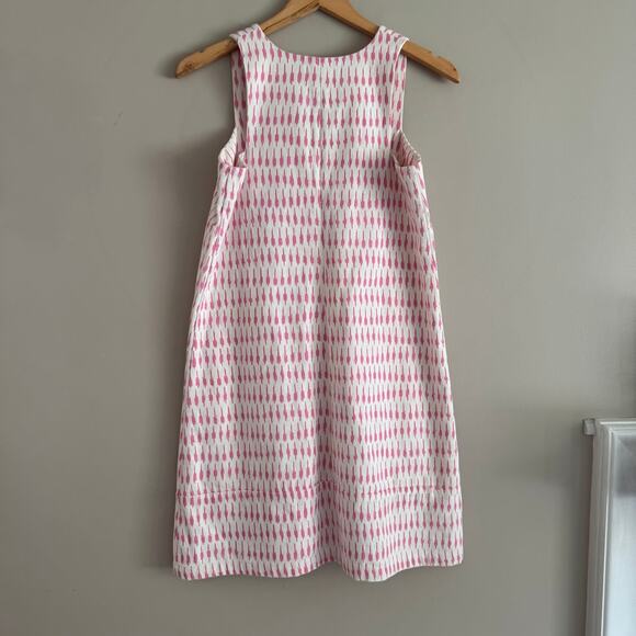 Wiggy Kit Sleeveless White and Pink Print Shift Dress Size XS - Picture 6 of 6